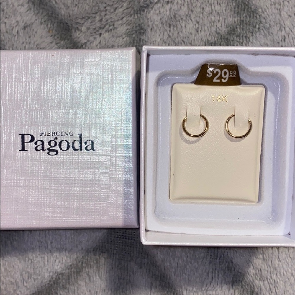 Girl earrings 14k